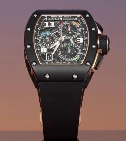 Replica Richard Mille RM 72-01 Automatic Winding Lifestyle Flyback Chronograph Black TZP CERAMIC Watch